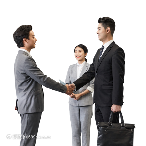 房產(chǎn)銷售與客戶握手洽談策略